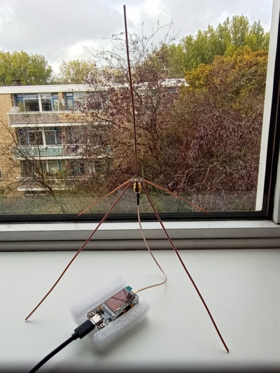 LoRa-Satellite-Tracking Setup 